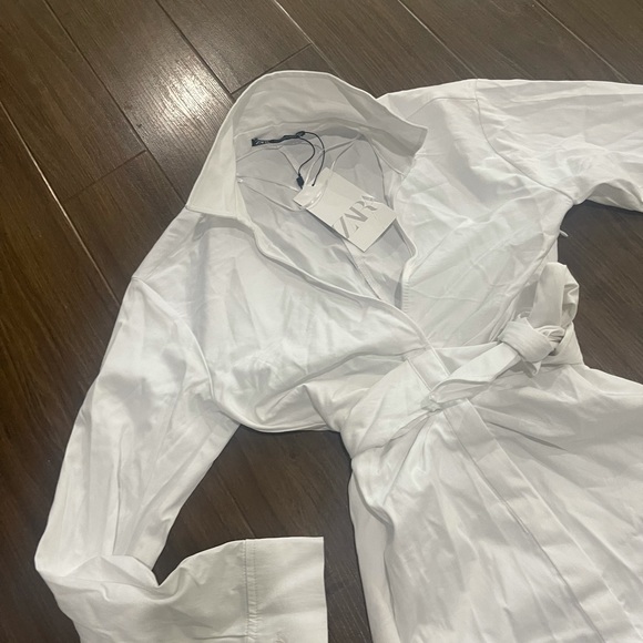 Zara white belted dress - Picture 8 of 10
